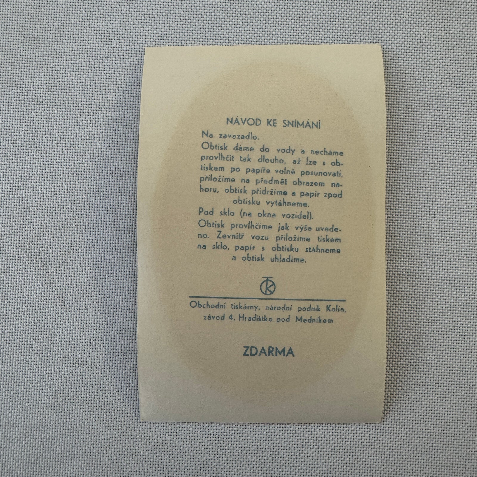 Vintage Hotel Travel Label Hotel Europa Brno Czech Republic Czechia