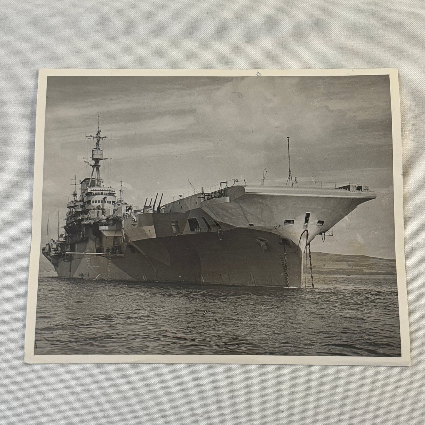 British Navy Aircraft Carrier Ship Boat HMS Implacable Press Photo Photograph