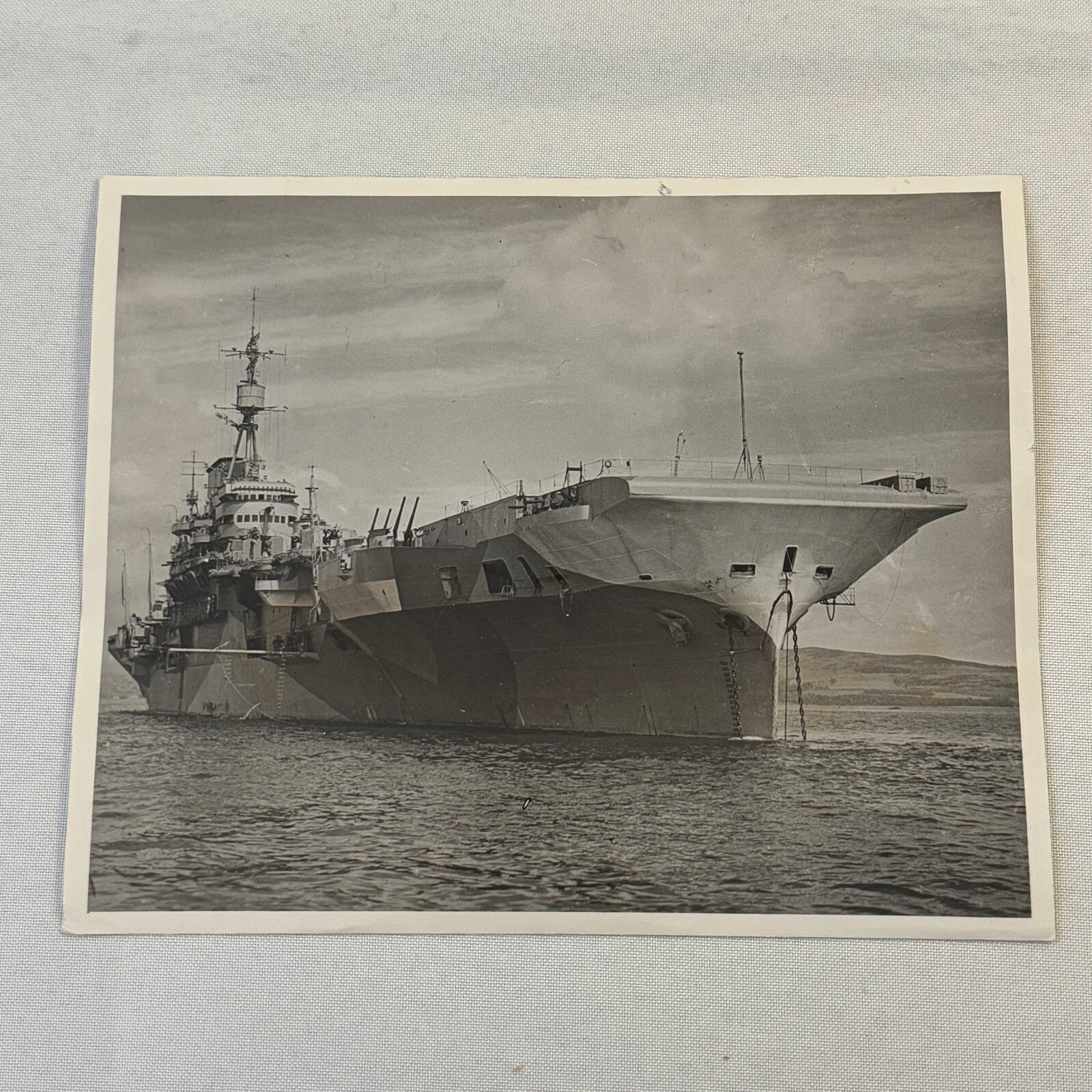 British Navy Aircraft Carrier Ship Boat HMS Implacable Press Photo Photograph