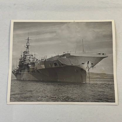 British Navy Aircraft Carrier Ship Boat HMS Implacable Press Photo Photograph