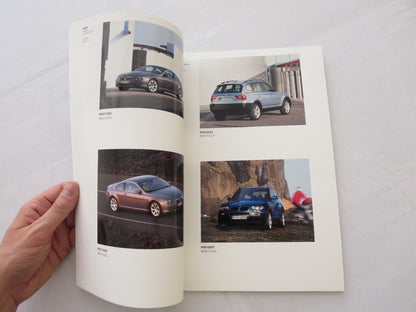 2004 BMW Press Kit Brochure Catalog 645Ci 6 Series X3 X5 