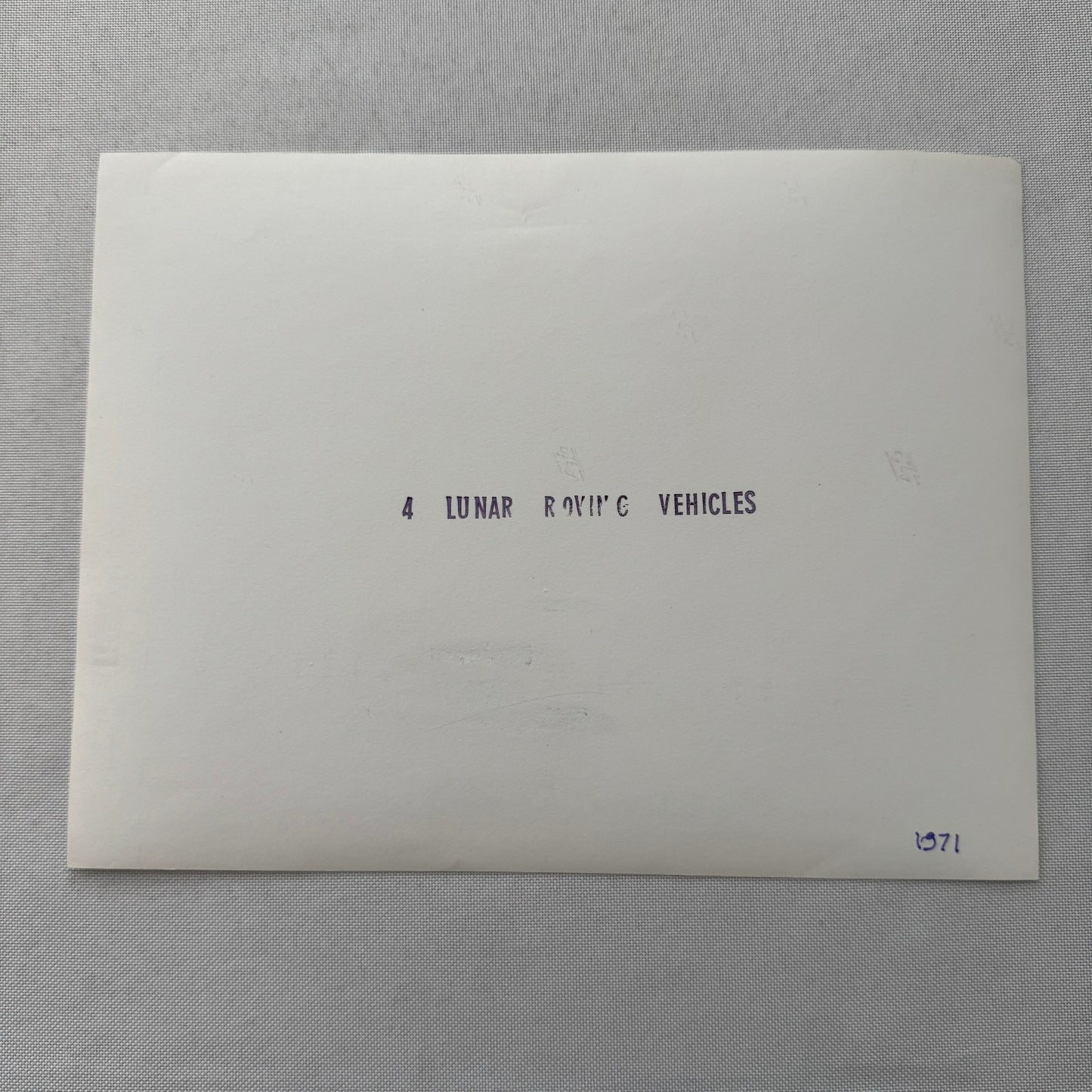 General Motors GM Space Lunar Roving Vehicles Moon Rover Press Photo Photograph