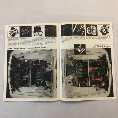 1967 Saab Sales Brochure Catalog Sedan Station Wagon Vintage Car