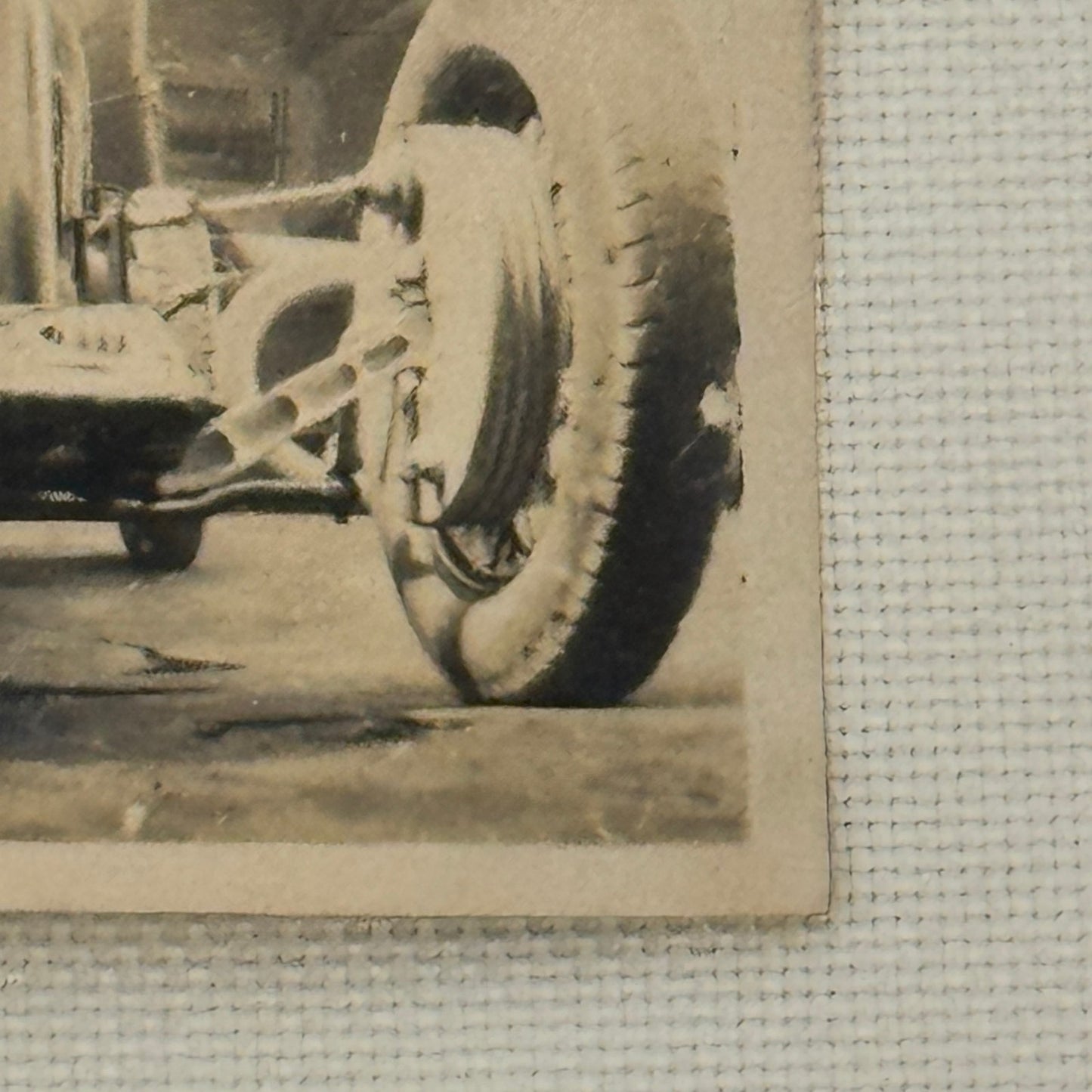 Vintage Racing Car Photo Photograph Early Automobile Motorsport