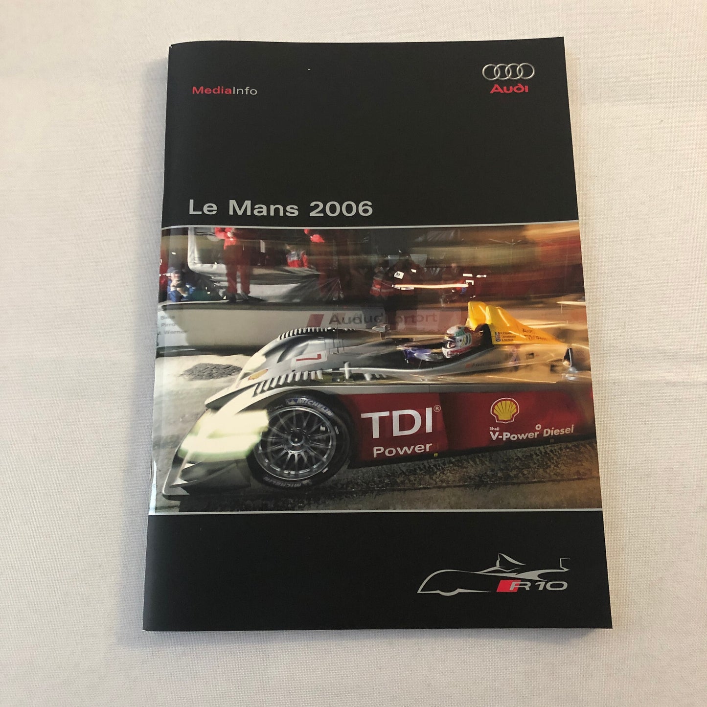 2006 Audi R10 24 Hours of LeMans Racing Car Press Kit Brochure Photo CD