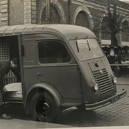 Vintage Renault Delivery Van Truck Factory Press Photo Photograph 