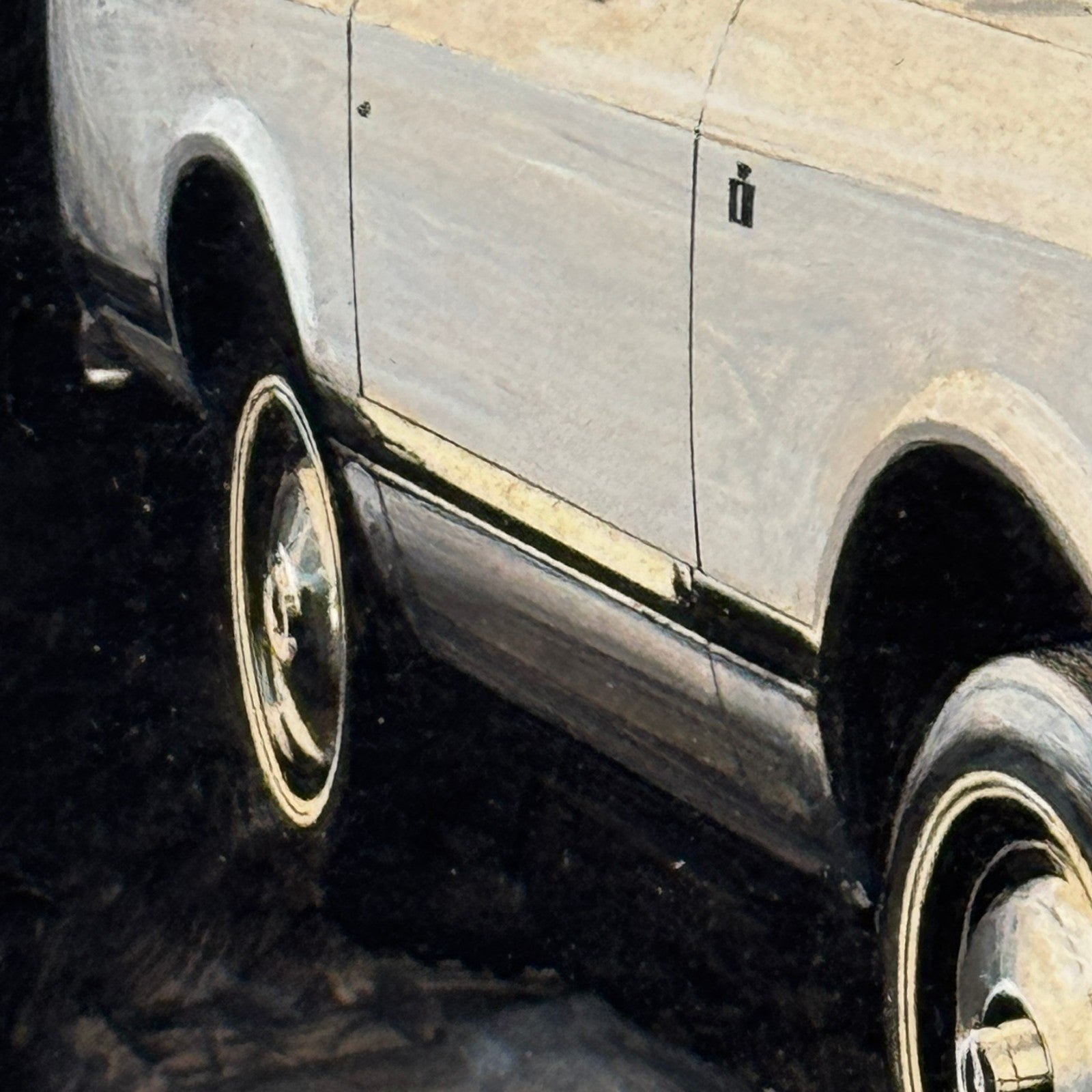 International Scout Illustration Art Drawing Robert Preis Vintage Truck