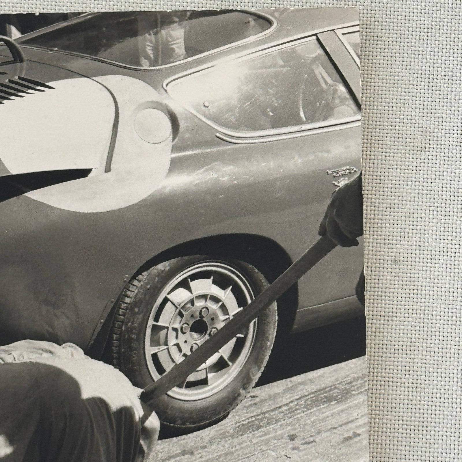 Abarth Simca 1300 Racing Car Photo Photograph Vintage Print