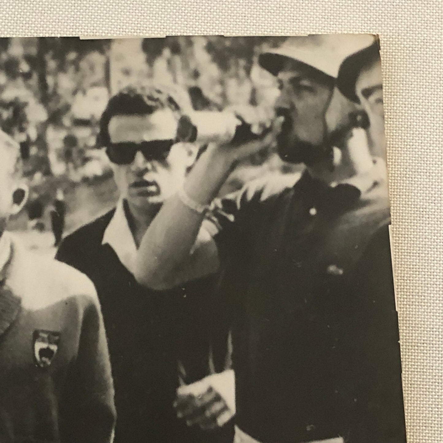 Vintage 1963 Stirling Moss and Joakim Bonnier Racing Press Photo Photograph 