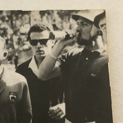 Vintage 1963 Stirling Moss and Joakim Bonnier Racing Press Photo Photograph 