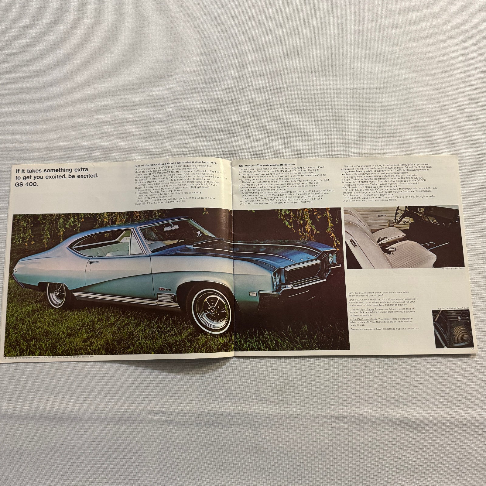 1968 Buick Sales Brochure Catalog GS400 GS350 Skylark Wildcat Electra Riviera +