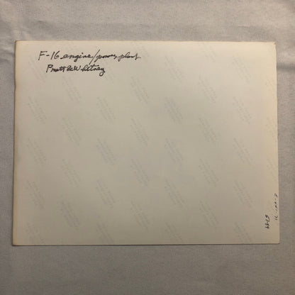 Military F-16 Jet Plane Engine Photo Photograph Print