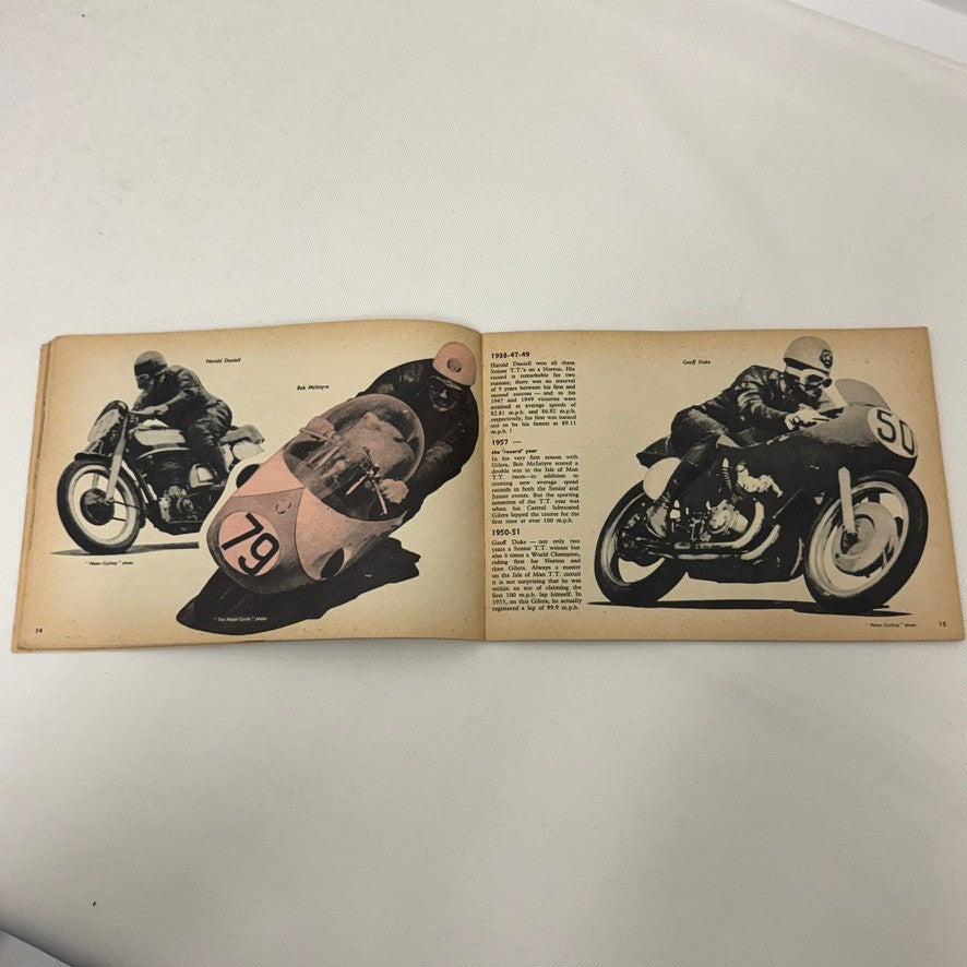 1959 Castrol Racing History Brochure Motorsport Motorcycle Car Aviation Boat +
