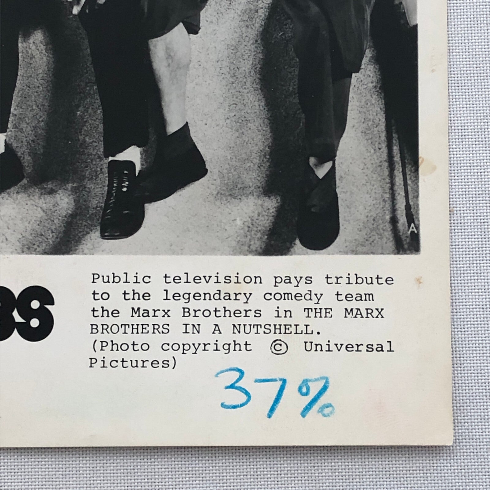 Marx Brothers PBS Television Special Press Photo Photograph Groucho Harpo Chico