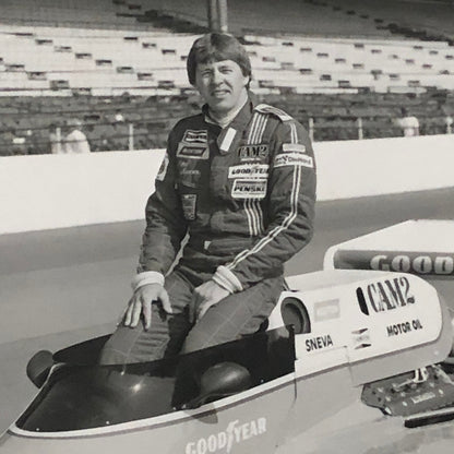 Vintage Indy Indianapolis Racing Photograph Tom Sneva 1977 McLaren Cosworth