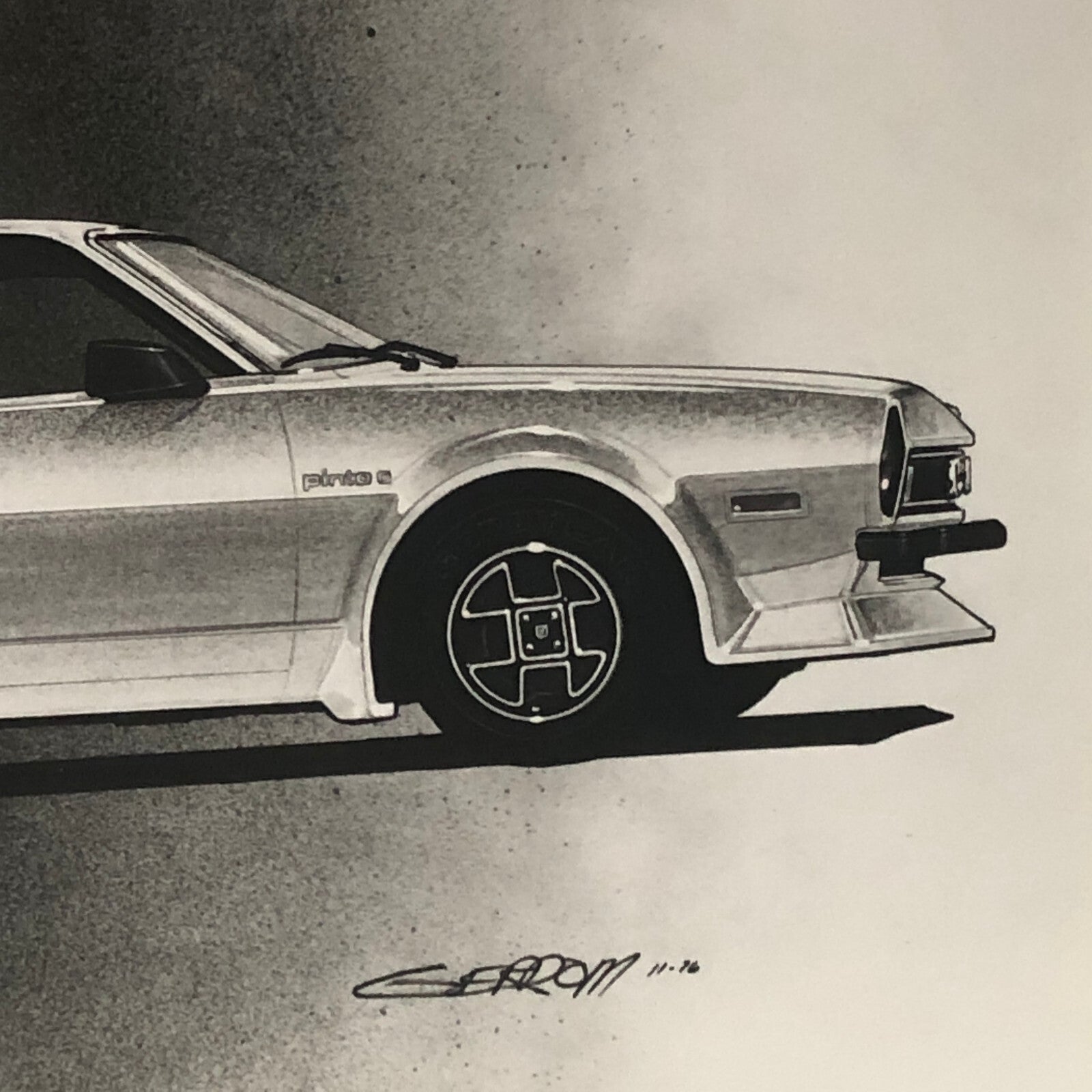 Vintage Car Design Photo Photograph of Illustration