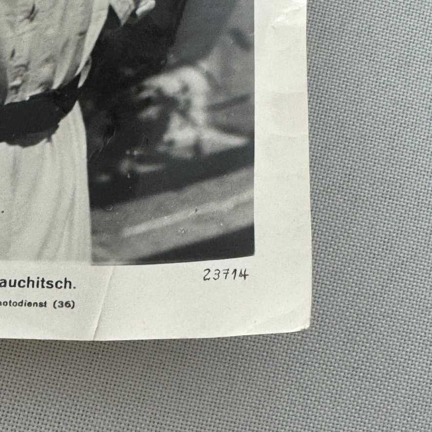 Manfred von Brauchitsch Mercedes Benz Racing Driver Photo Photograph German