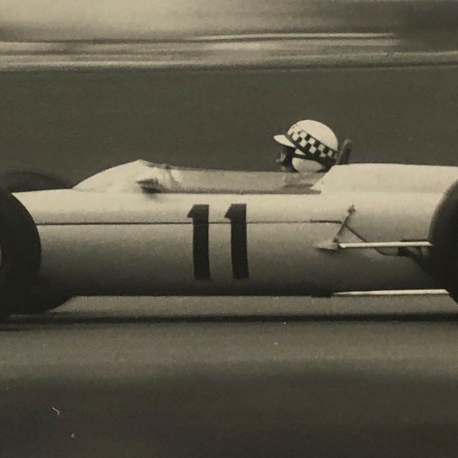 Vintage Racing Car Photo Photograph Print - Innes Ireland Driver 