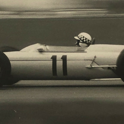Vintage Racing Car Photo Photograph Print - Innes Ireland Driver 