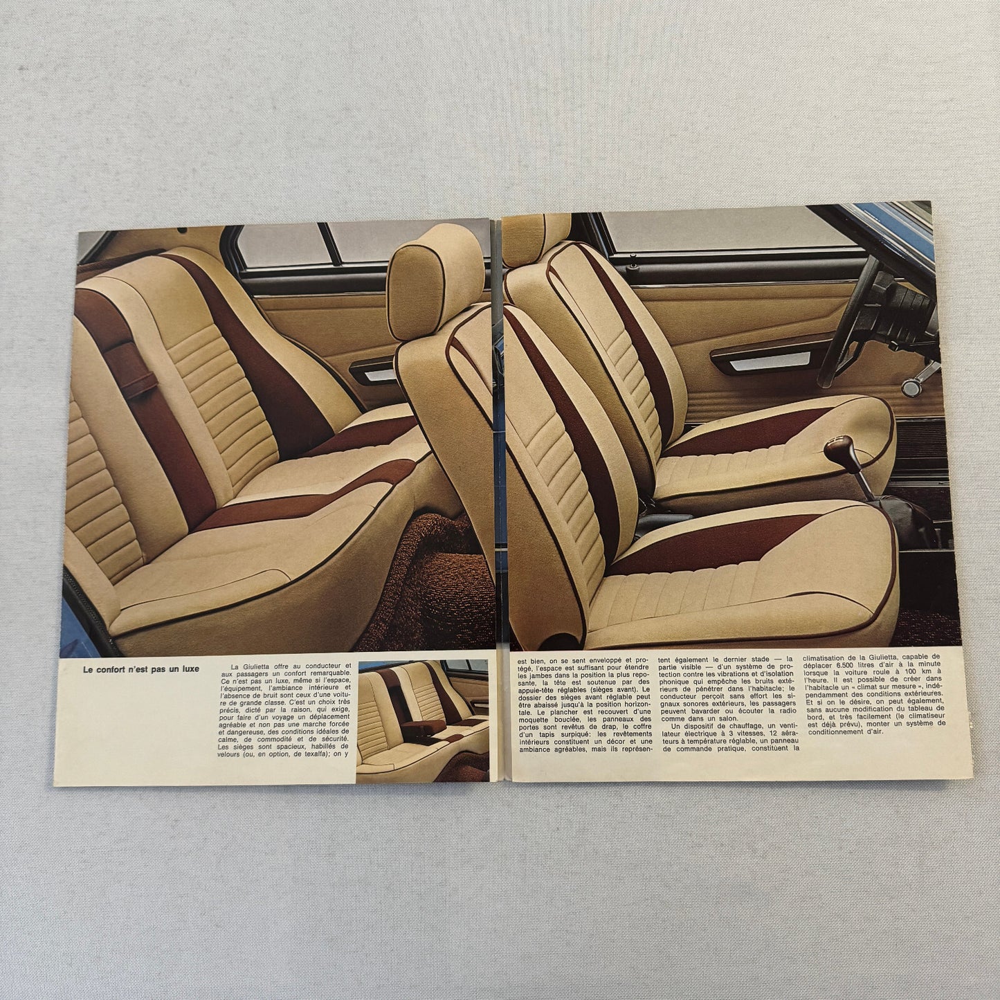 Alfa Romeo Giulietta Car Sales Brochure Catalog Advertising FRENCH