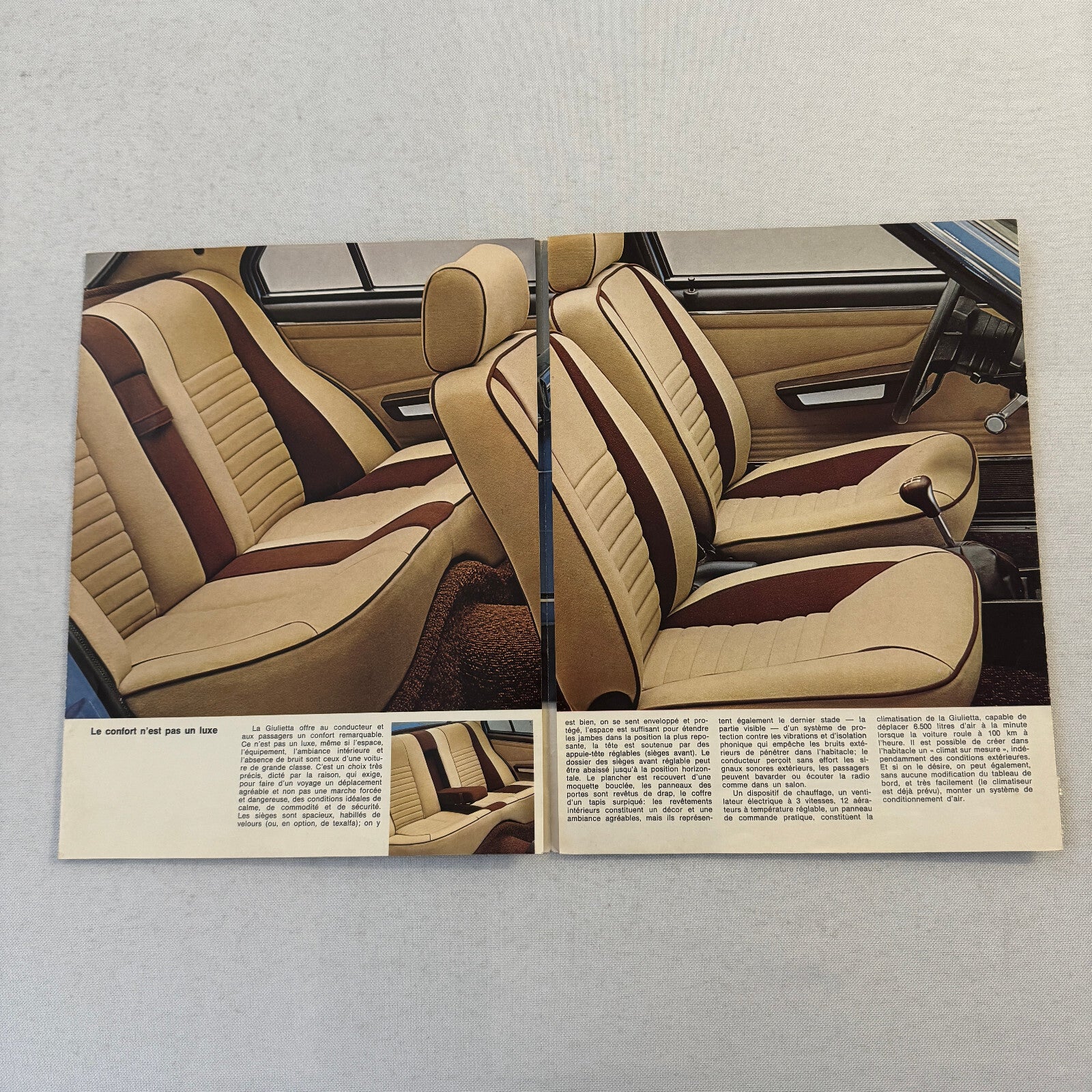 Alfa Romeo Giulietta Car Sales Brochure Catalog Advertising FRENCH