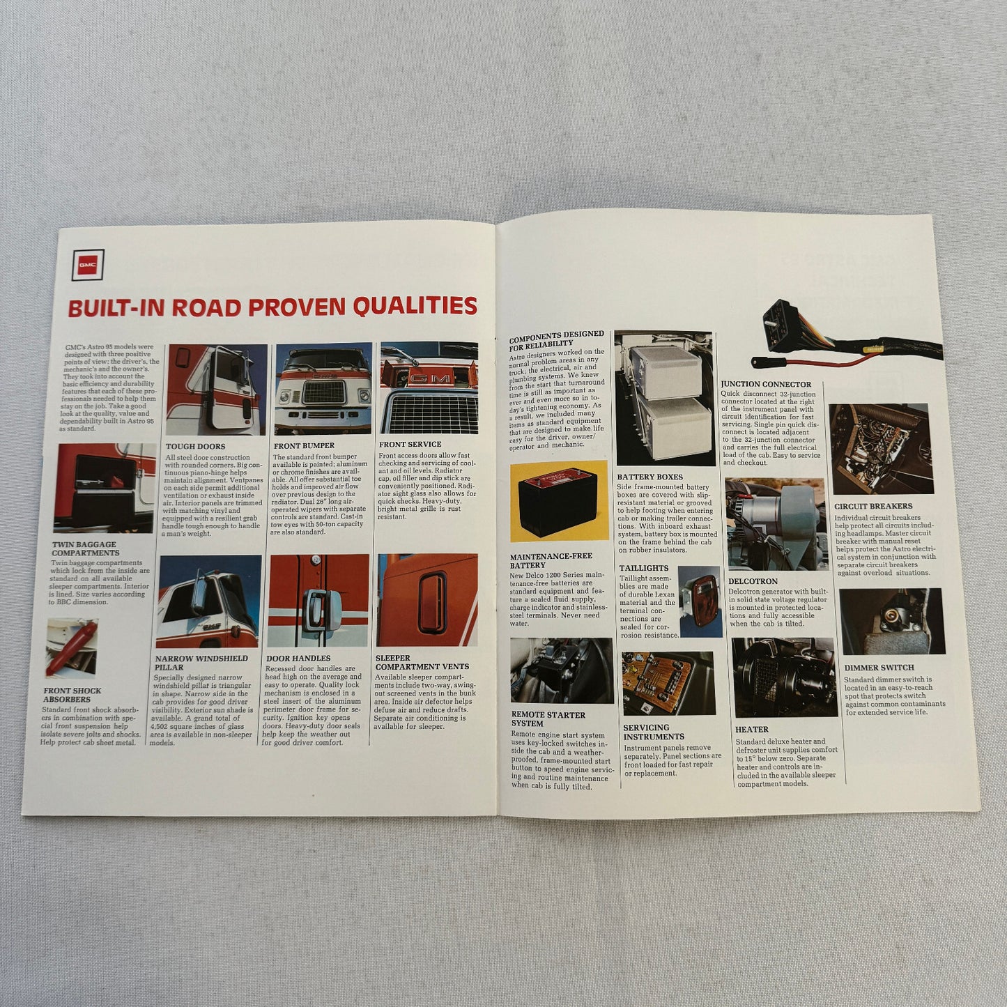 GMC Astro 95 Truck Sales Brochure Catalog Advertising Vintage