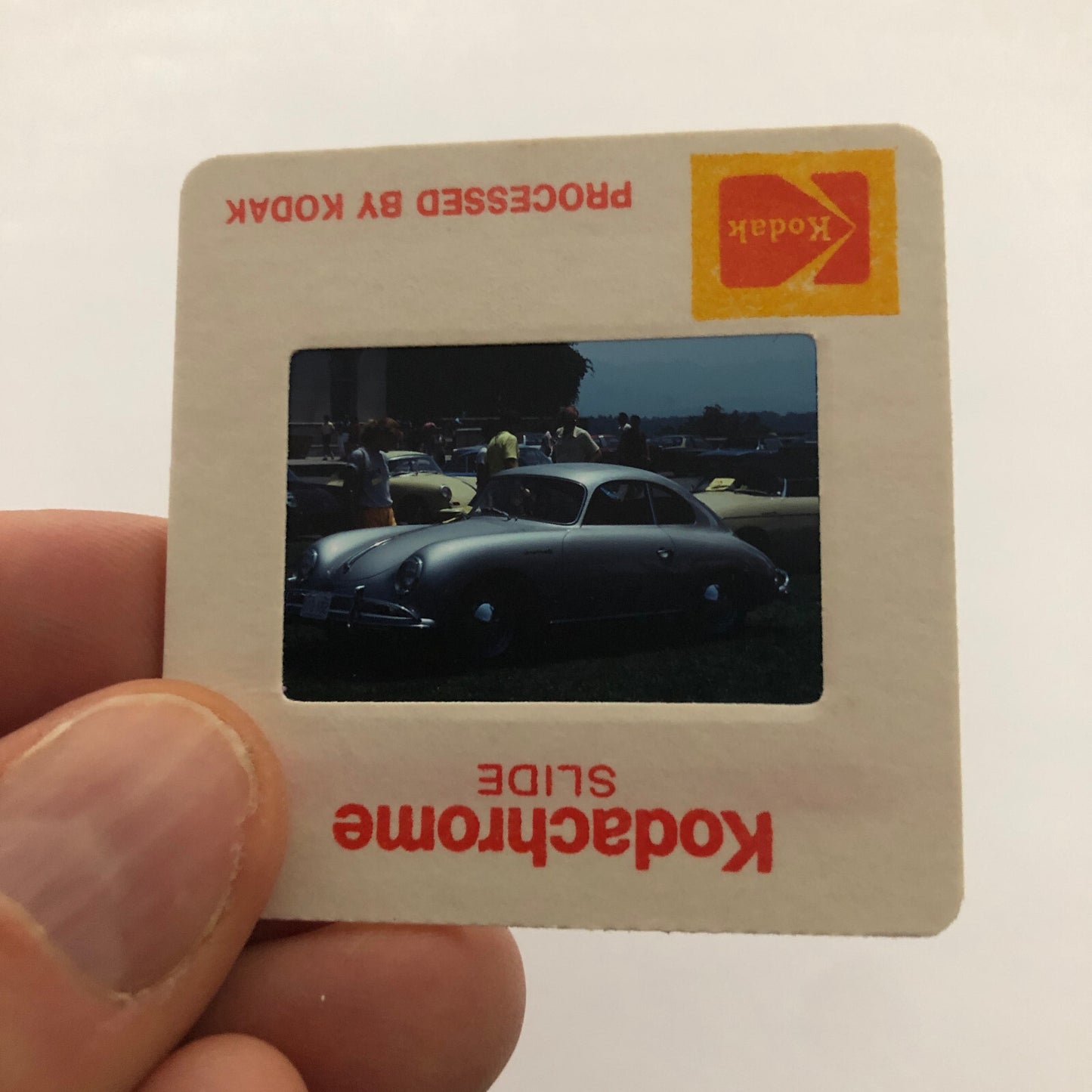 Porsche 356 Car Show 35mm Photo Slide Vintage 1981