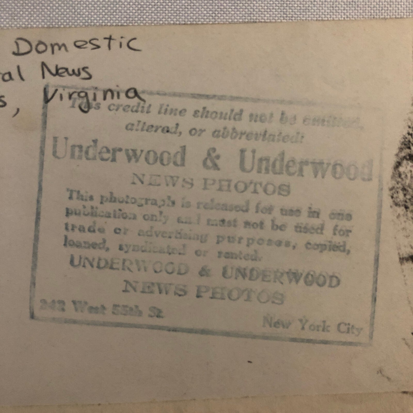 Press Photo Photograph Excavation of Yorktown Tavern Artifacts Virginia