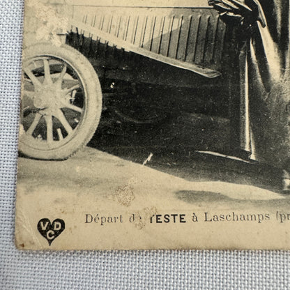 Vintage Racing Postcard Post Card French