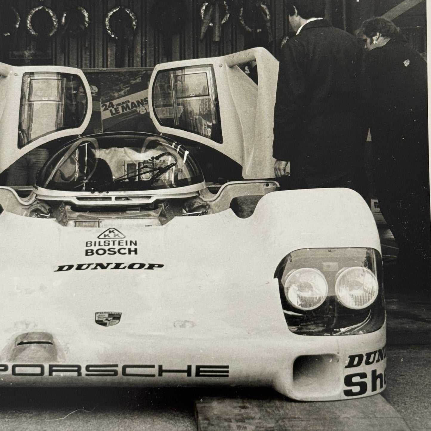 Porsche 956 Race Car Photo Photograph Print Vintage