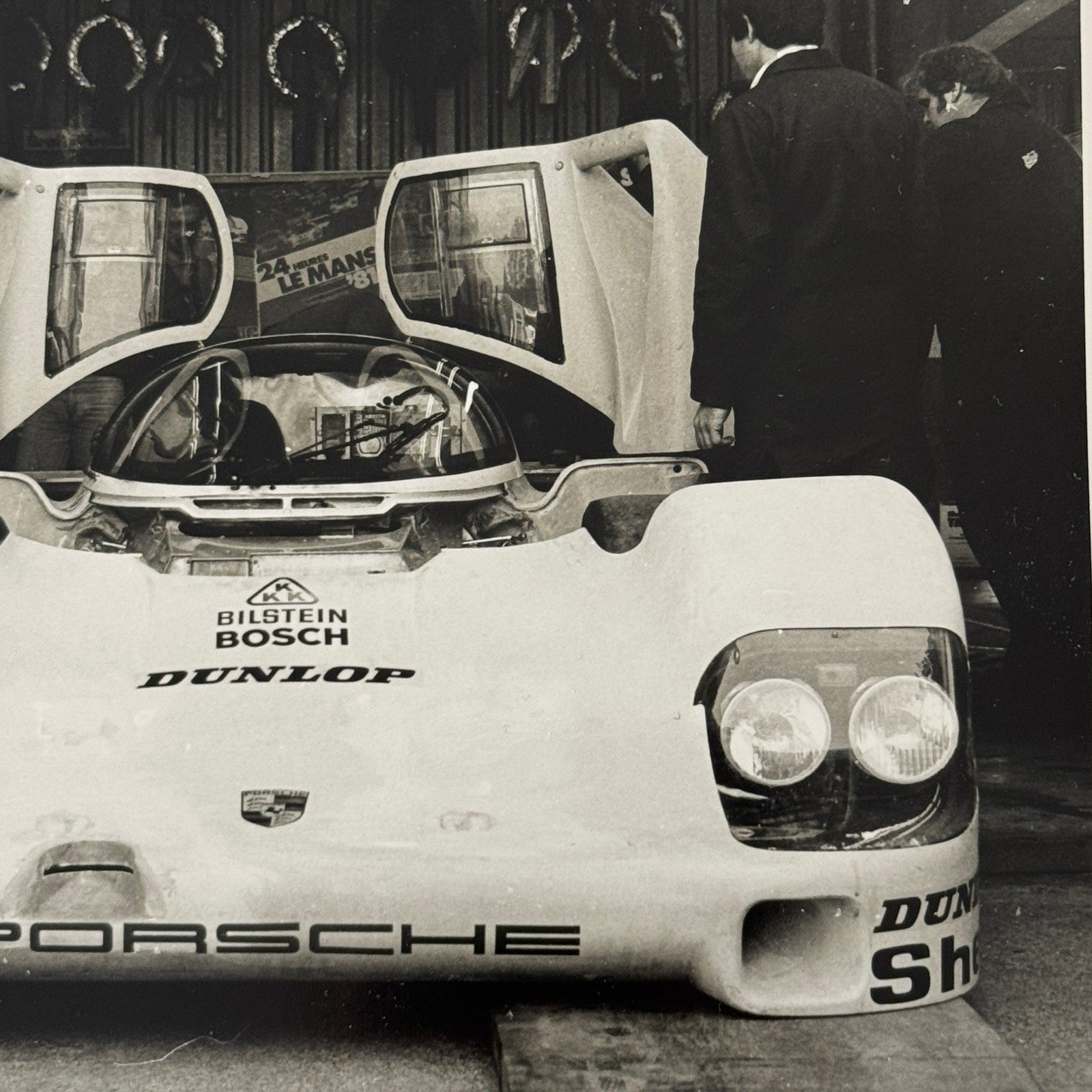 Porsche 956 Race Car Photo Photograph Print Vintage