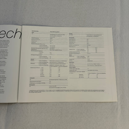 Honda NSX Car Sales Brochure Catalog Advertising GERMAN Text Acura NSX