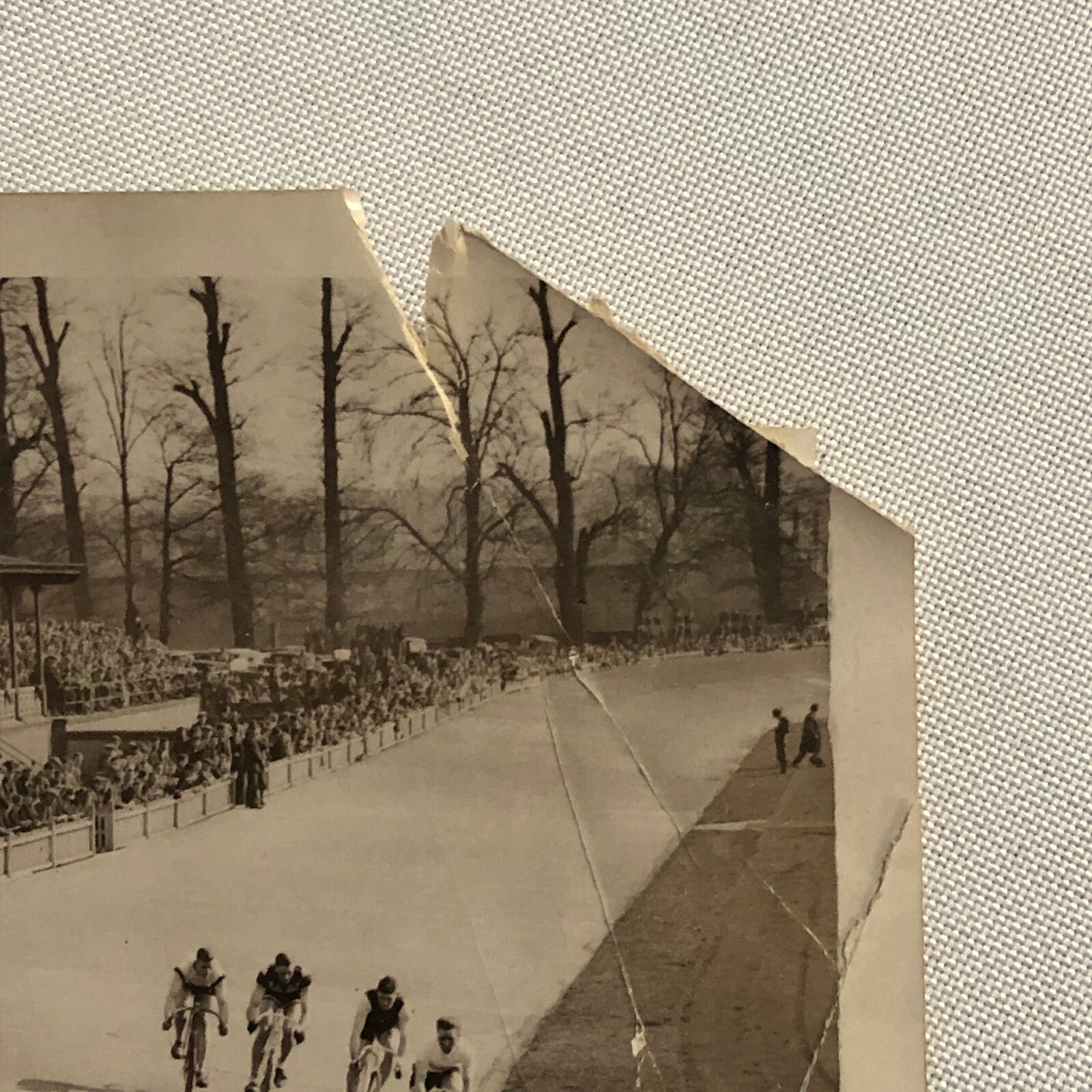 Press Photo Photograph Bicycle Racing Bike Race at Herne Hill Track 1932 UK ?
