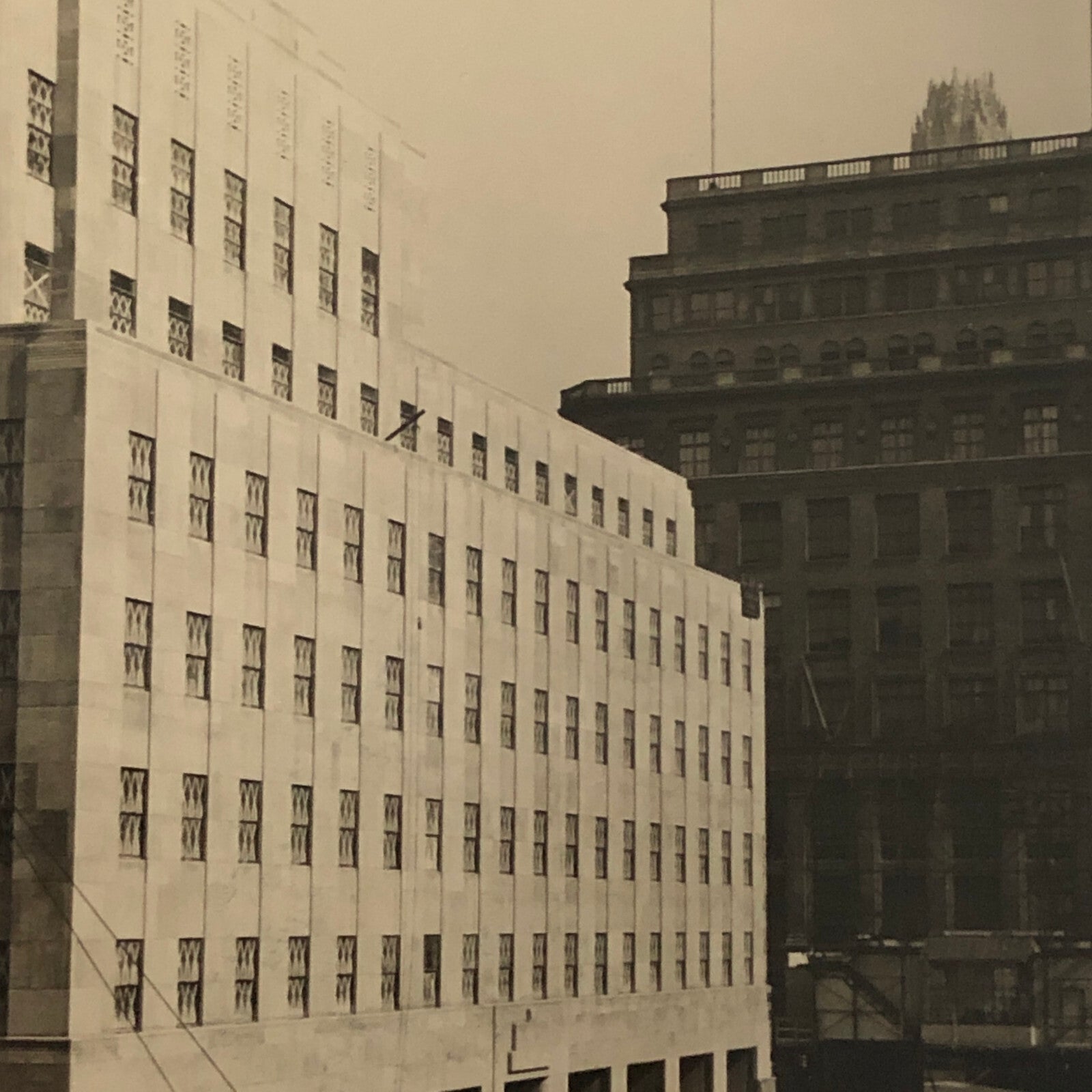 Press Photo Photograph New York City NY Construction Underwood & Underwood Photo