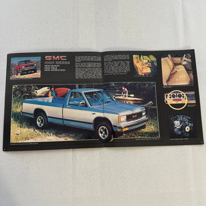 1984 GMC S-15 Pickup S15 Pickup Truck Sales Brochure Catalog Advertising