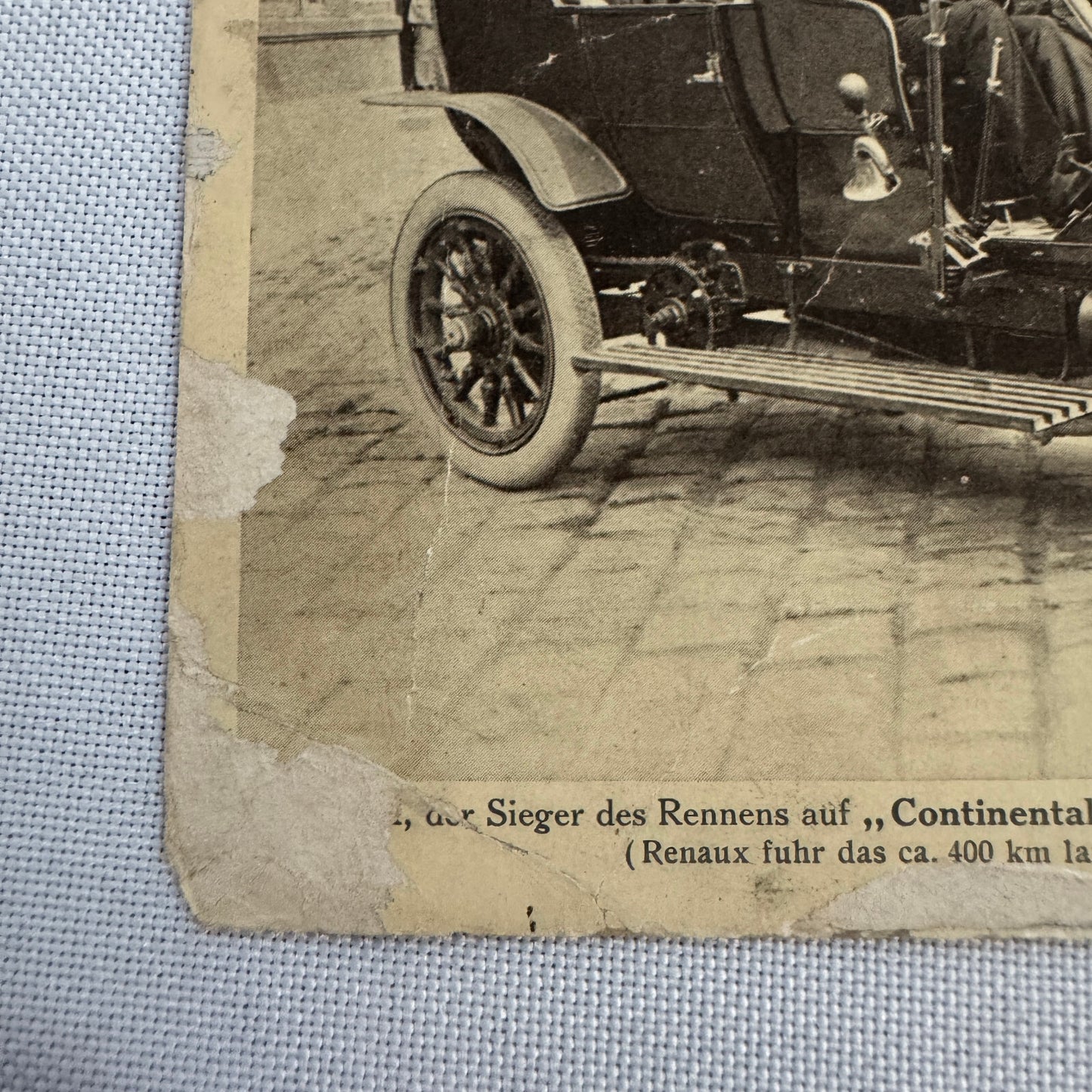 Vintage Car Automobile Postcard Post Card European AE