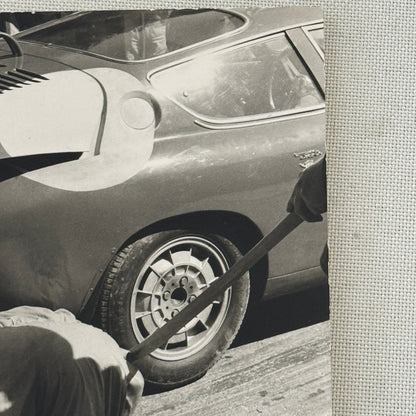 Abarth Simca 1300 Racing Car Photo Photograph Vintage Print