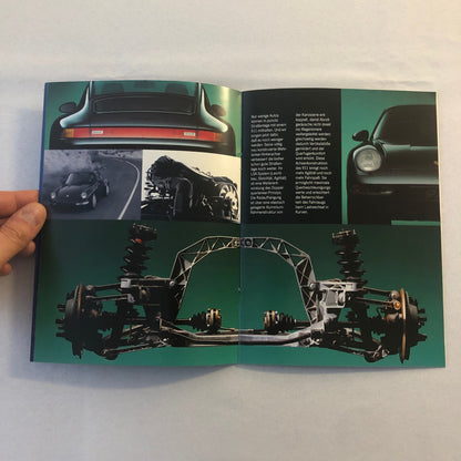 1993 1994 Porsche 911 928 968 Sales Brochure Catalog GERMAN Text