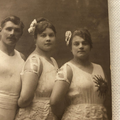 Circus Perfomer Real Photo Postcard Post Card Vintage in Costume