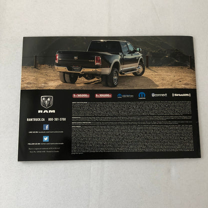 2016 Dodge Ram 2500 / 3500 Pickup Sales Brochure Catalog Outdoorsman Power Wagon