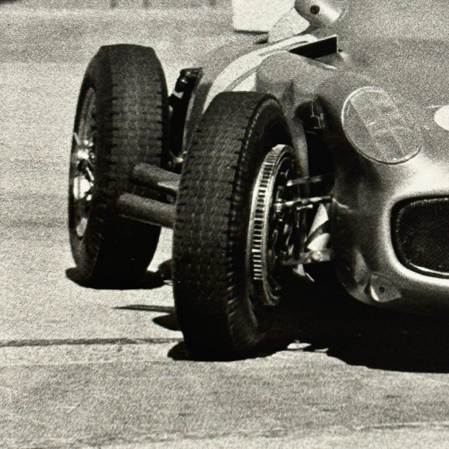 Juan Manuel Fangio Mercedes W196 Racing Car Photo Photograph Modern Print