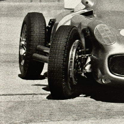 Juan Manuel Fangio Mercedes W196 Racing Car Photo Photograph Modern Print