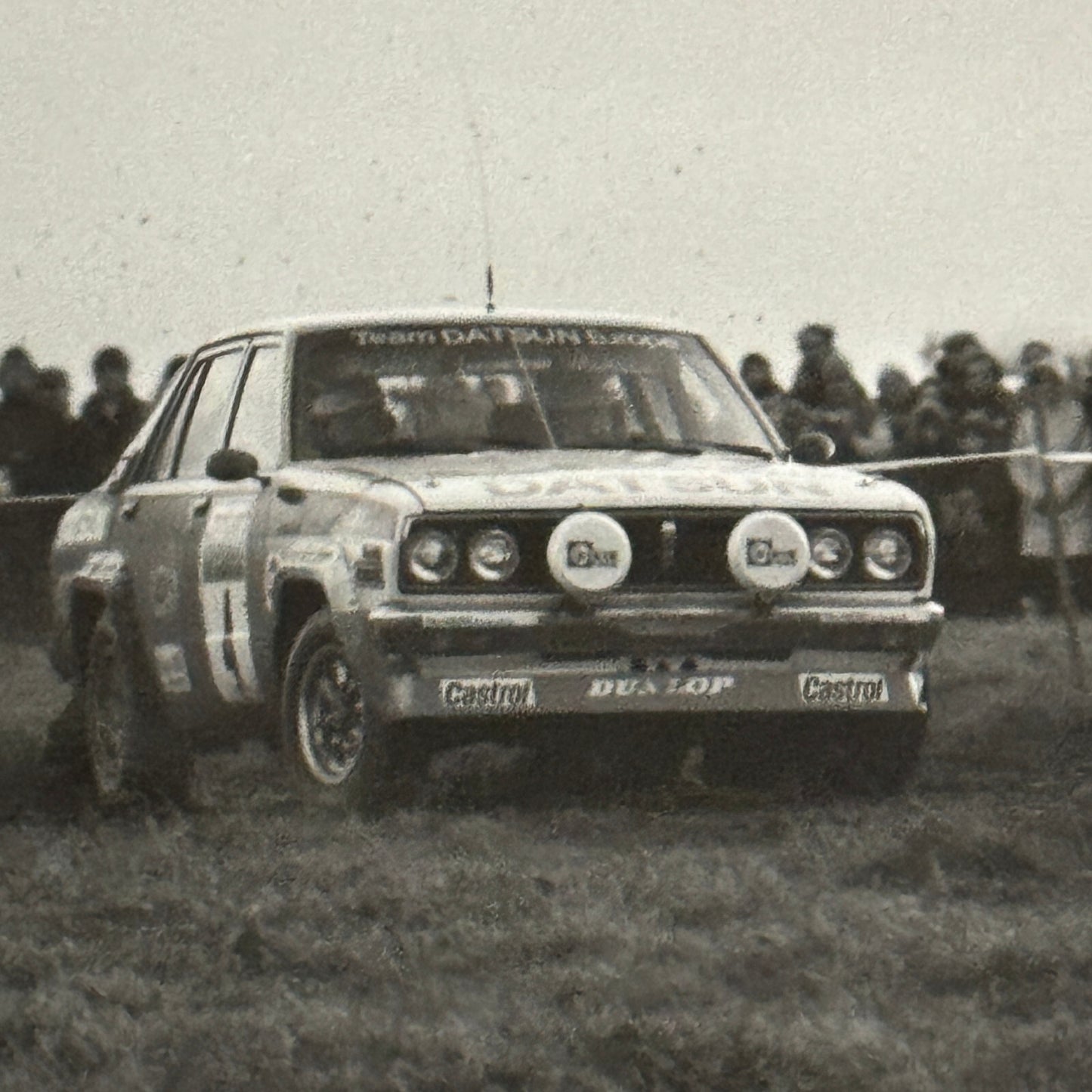 1980 RAC Rally Rallye Car Racing Photo Photograph Datsun 160J Vintage Car