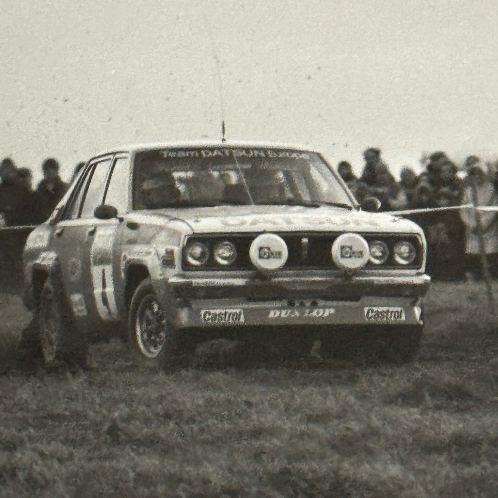1980 RAC Rally Rallye Car Racing Photo Photograph Datsun 160J Vintage Car