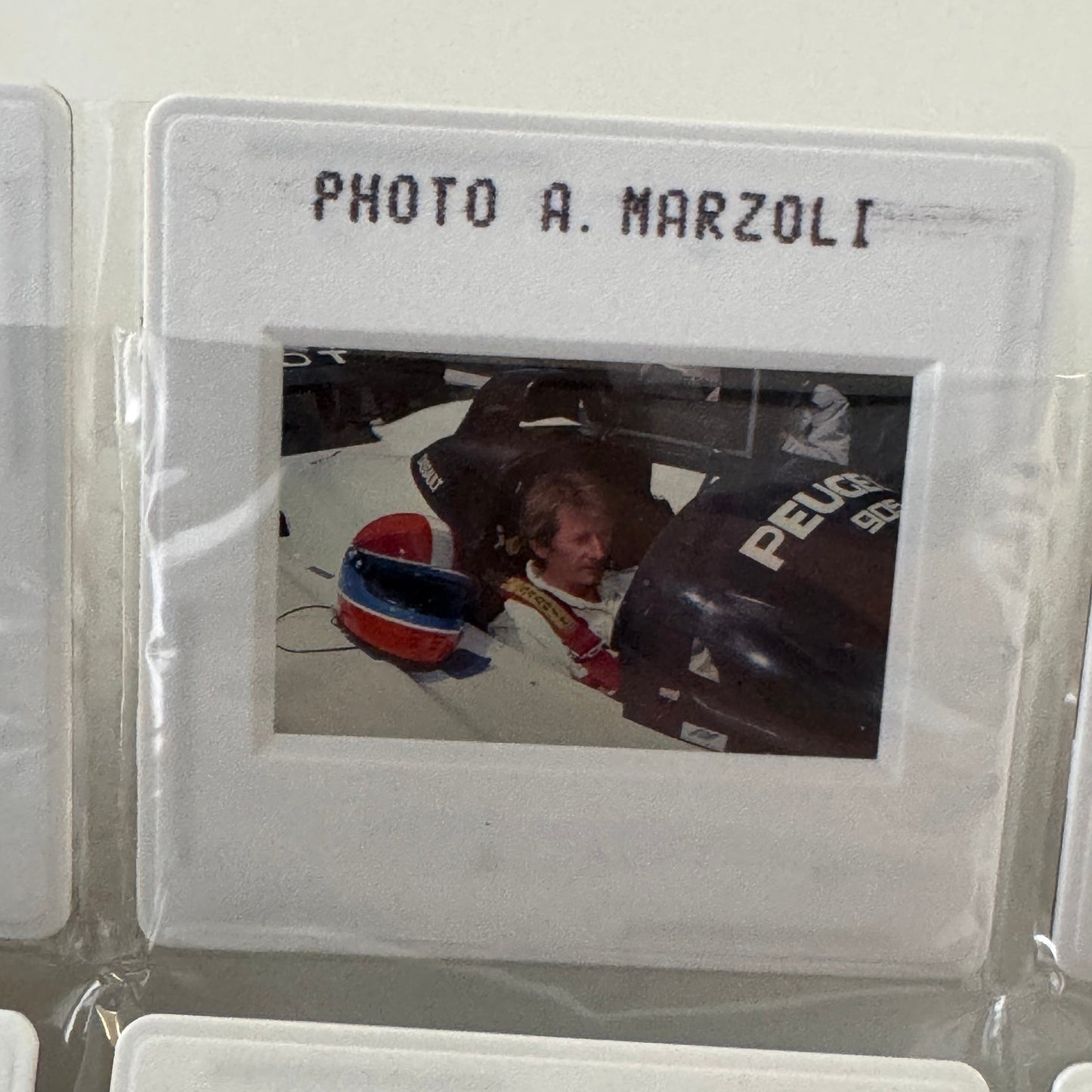 Vintage Peugeot 905 Racing Car Press Kit Motorsport Race Photos 35mm Slides