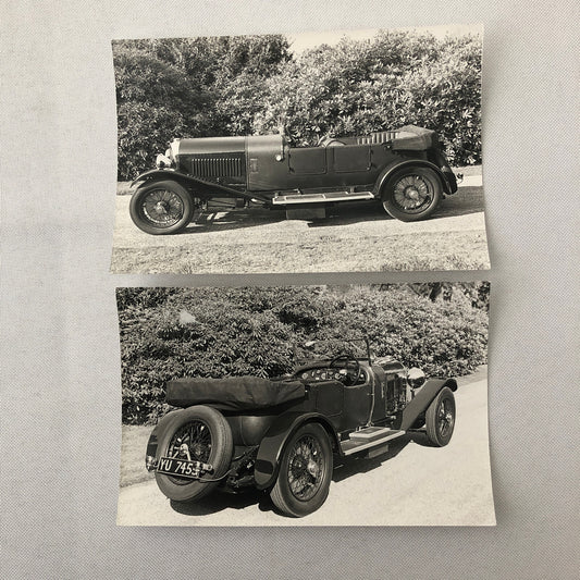 Vintage Car Automobile Photo Photograph Print Lot of 2 - Tag REA22E4