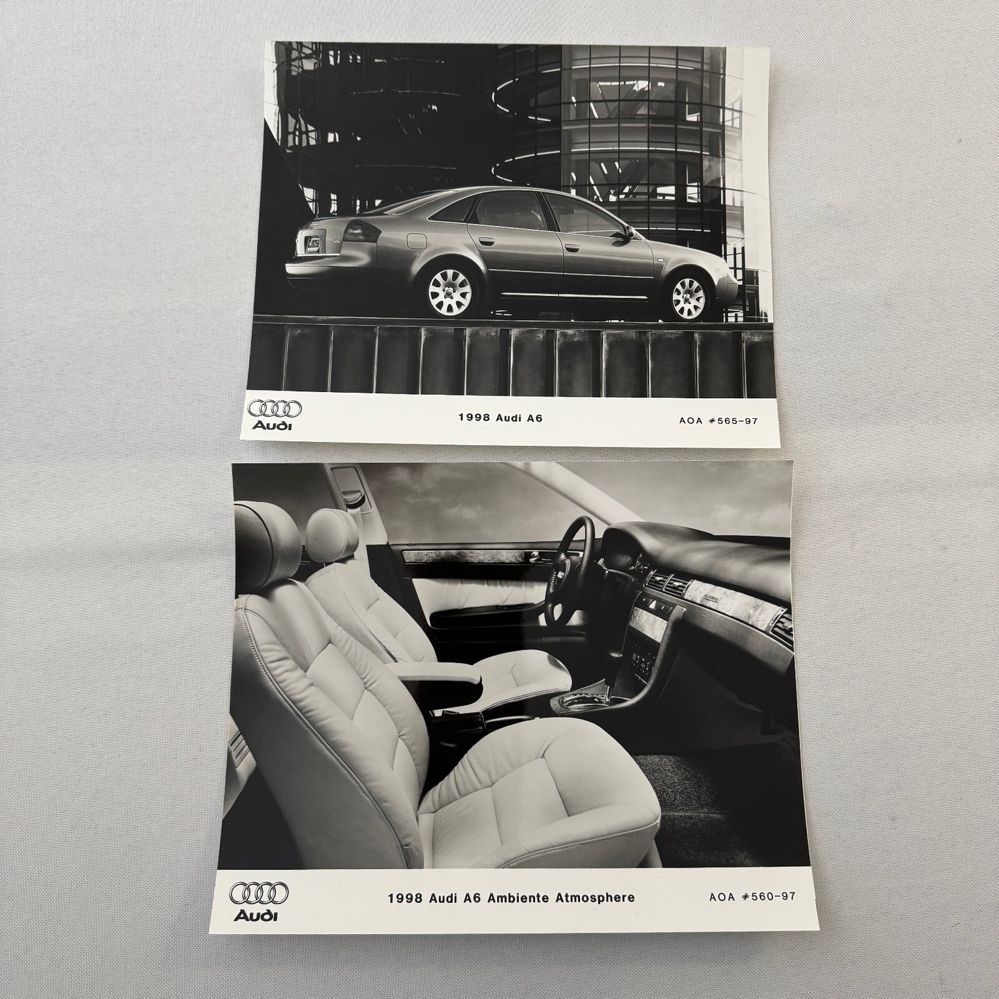 1998 Audi Press Kit Box Brochure A4 A6 A8 Factory Photos 35mm Slides