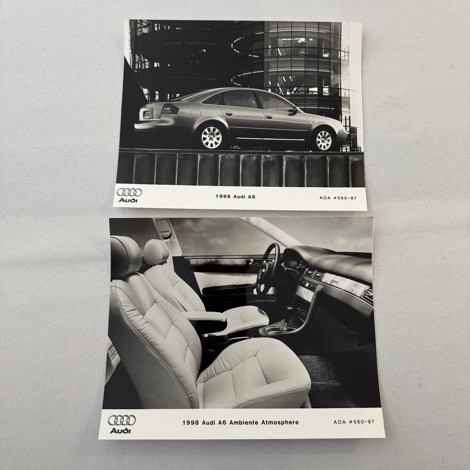 1998 Audi Press Kit Box Brochure A4 A6 A8 Factory Photos 35mm Slides