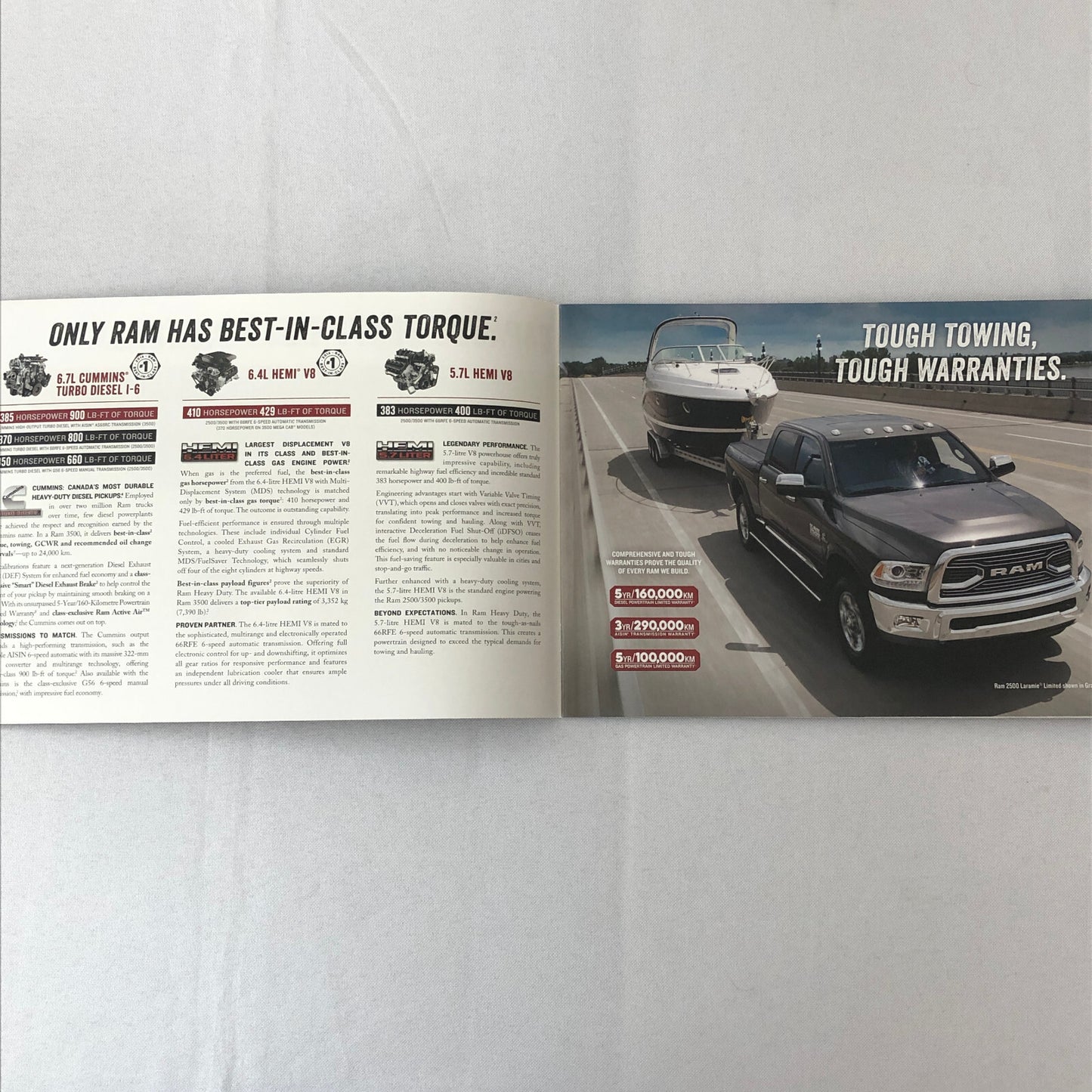 2016 Dodge Ram 2500 / 3500 Pickup Sales Brochure Catalog Outdoorsman Power Wagon