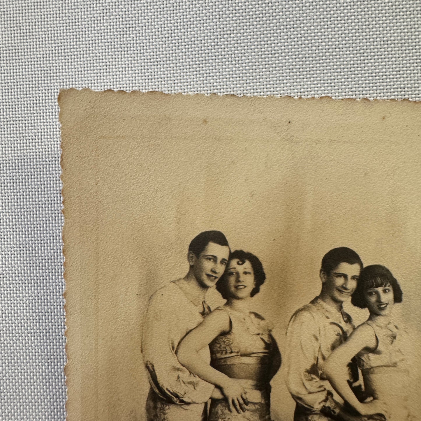 Circus Rollerskating Roller Skate Circus Act Photo Photograph Postcard Vintage